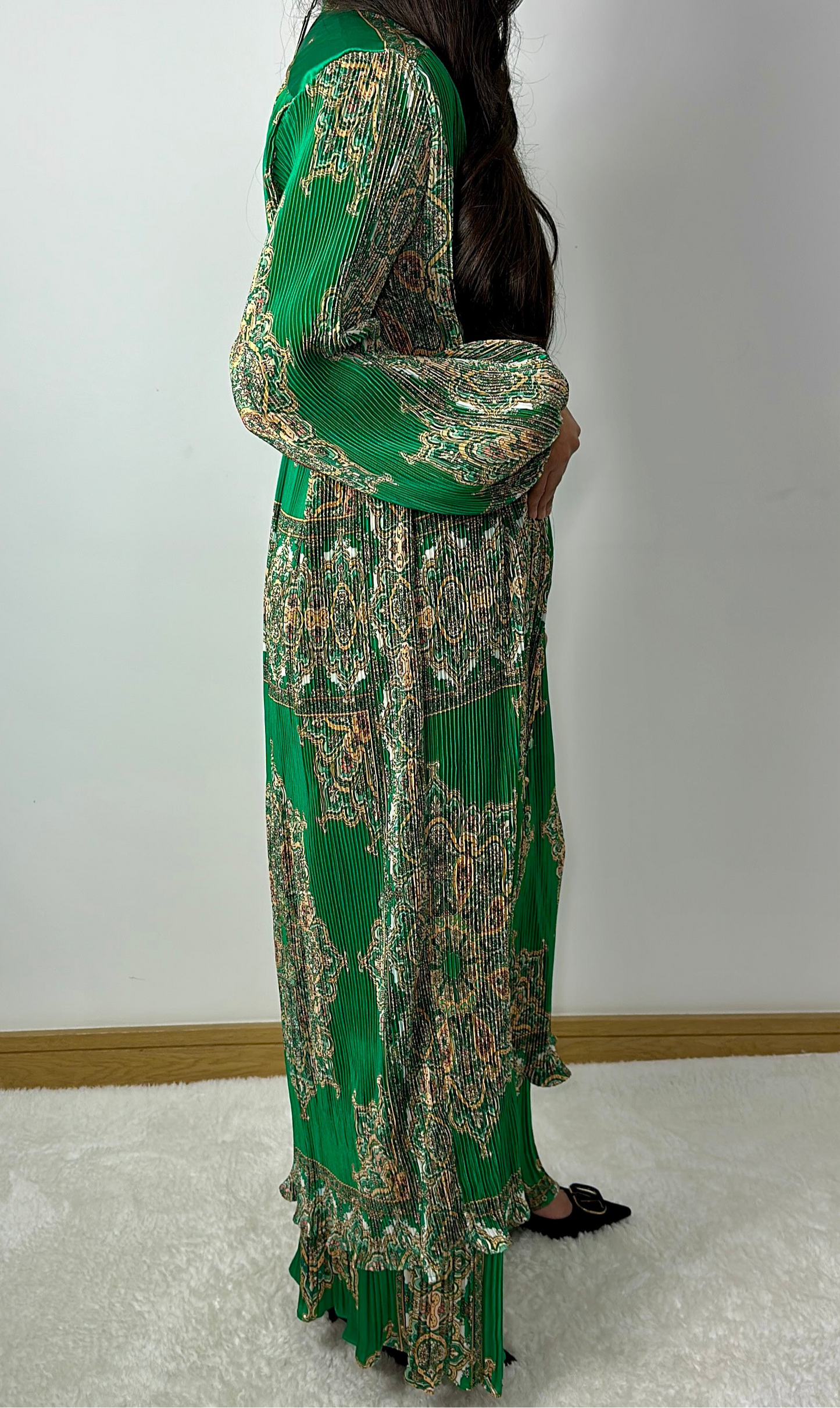 Shana two piece co ord set in green