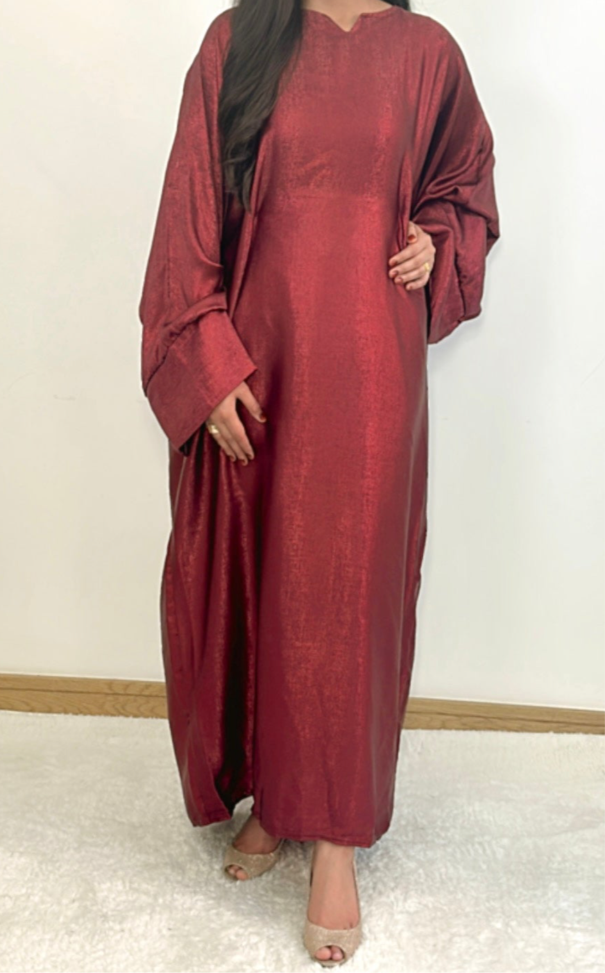 Nora dress in red