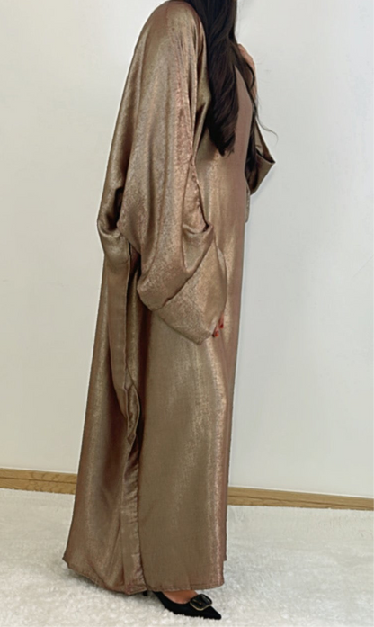 Nora dress in bronze