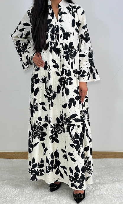 Muna summer dress in black
