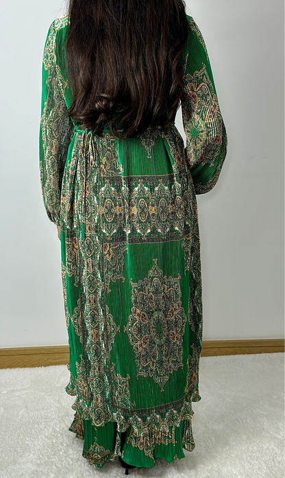 Shana two piece co ord set in green